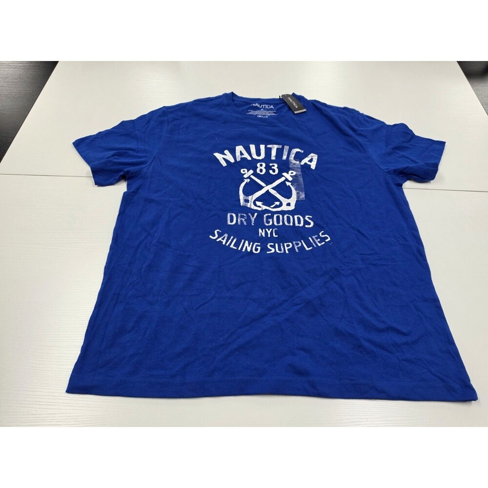 Men’s NAUTICA  Navy Blue T-Shirt Size XL NWT